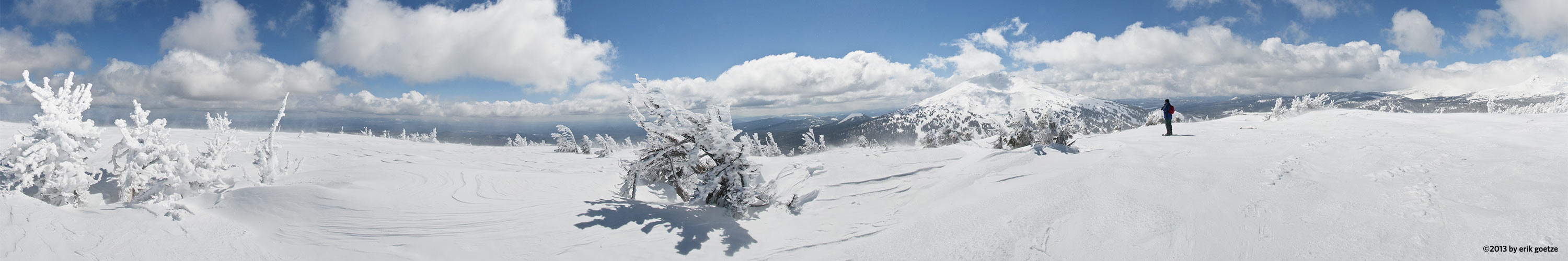 View of Mt. Bachelor from the top of Tumalo Mtn, Oregon